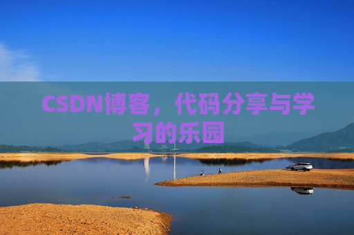 CSDN博客，代码分享与学习的乐园